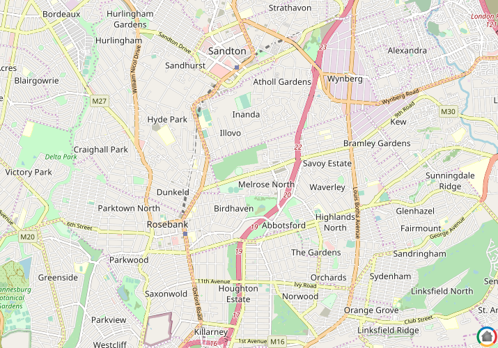 Map location of Fairway